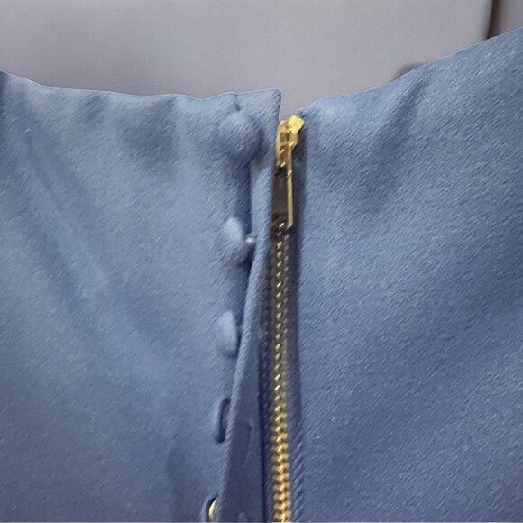 NWT Elliatt Reception Ruffle Strapless Cocktail Midi Dress - Picture 8 of 12